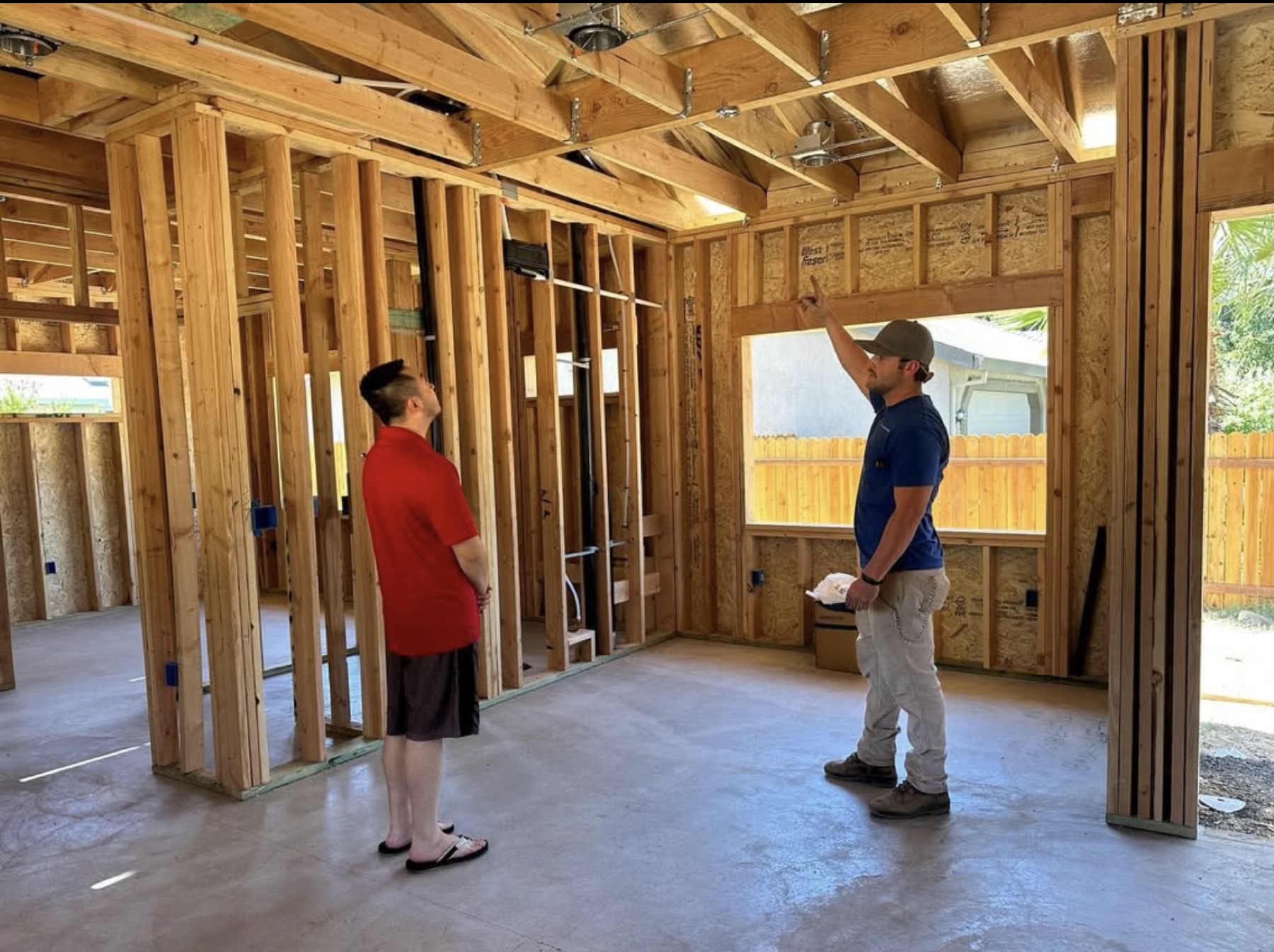 PC Electric planning electrical work during a Sacramento residential build
